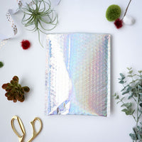 Holographic Metallic Poly Bubble Mailers: 6.5x10