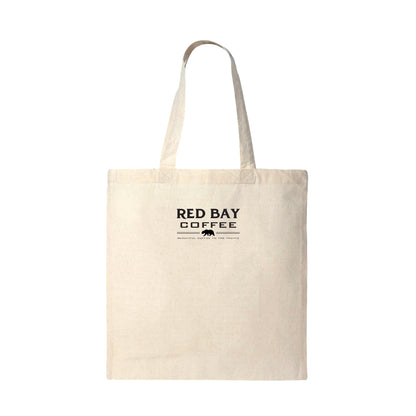 Black Coffee Two Color Cream Tote Bag