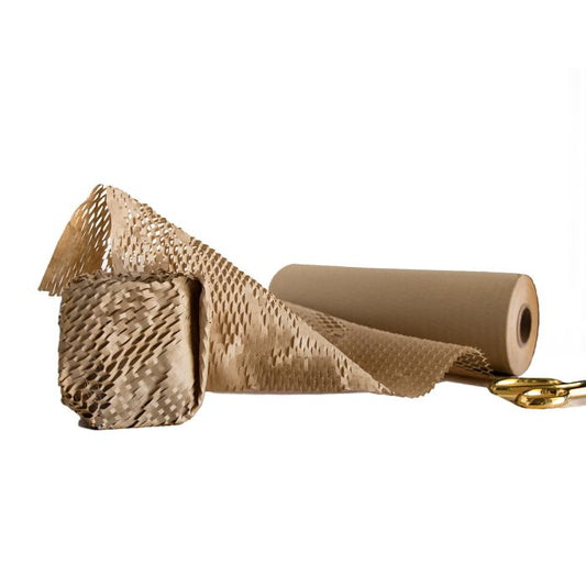 Honeycomb Packing Paper 12.5" x 210 ft - kraft (2 rolls)