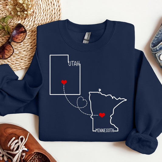 Utah - Minnesota Moving Sweatshirt