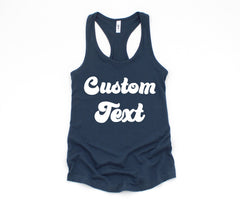 Custom Text Sport Tank