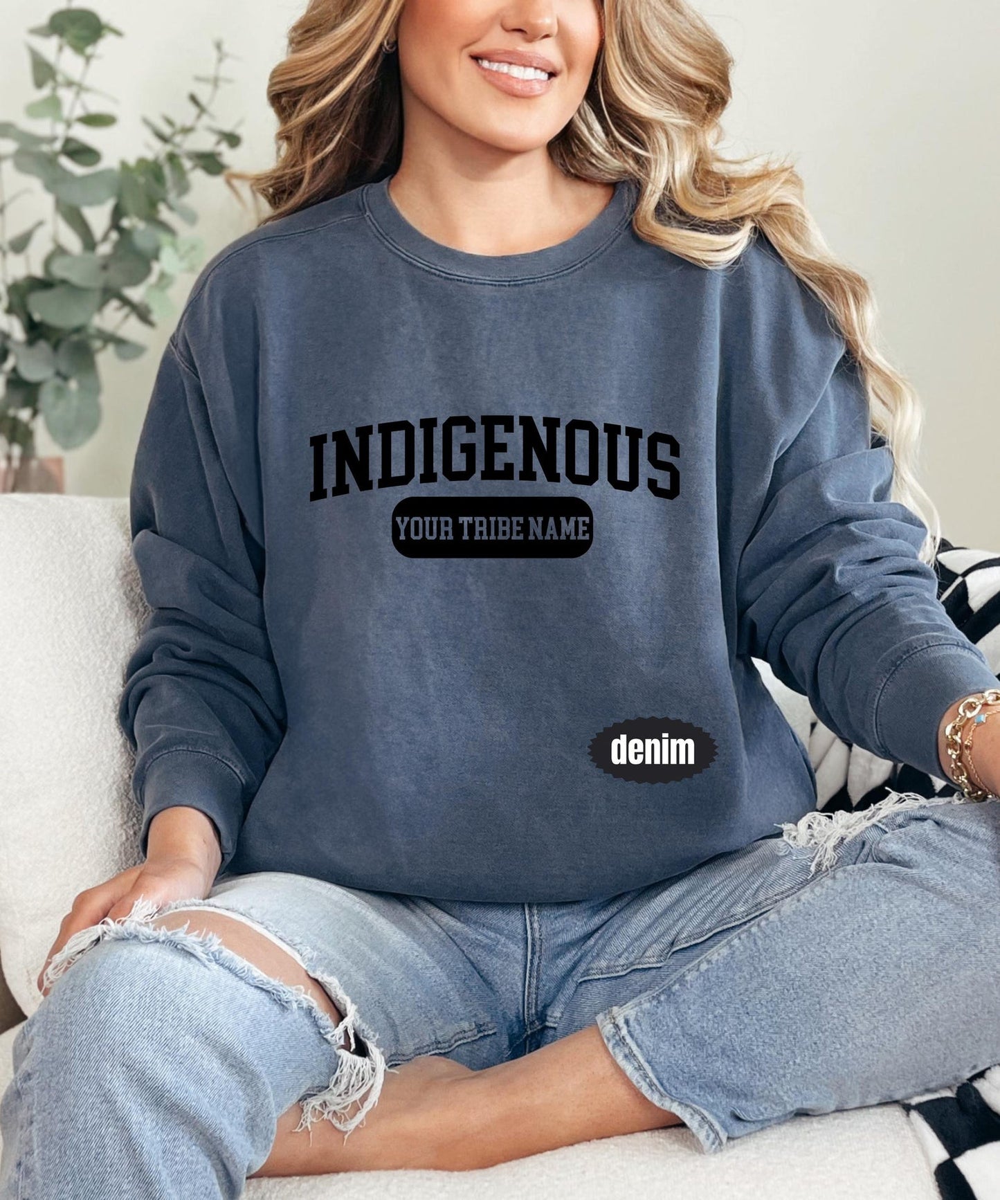 Indiegenous Your Tribe Name Sweatshirt