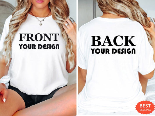 Your design front and back print